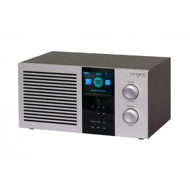Radio réveil numérique Bluetooth ELIO Mono- Tangent-Tuner radio FM/DAB-Tangent-Alu/Noir-Octave-Son
