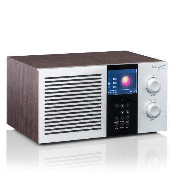 Radio réveil numérique Bluetooth ELIO Mono- Tangent-Tuner radio FM/DAB-Tangent-Alu/Noir-Octave-Son