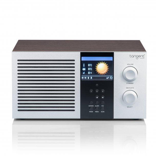 Radio réveil numérique Bluetooth ELIO Mono- Tangent-Tuner radio FM/DAB-Tangent-Alu/Noir-Octave-Son