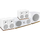 Système 5.1 Sat Kopi Spectrum -Tangent-Enceintes-Tangent-Blanc satiné-Octave-Son