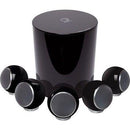 Pack 5.1 - Set 5 Planet M + Caisson de basses Planet Sub - Elipson-Enceintes-Elipson-Noir laqué-Octave-Son